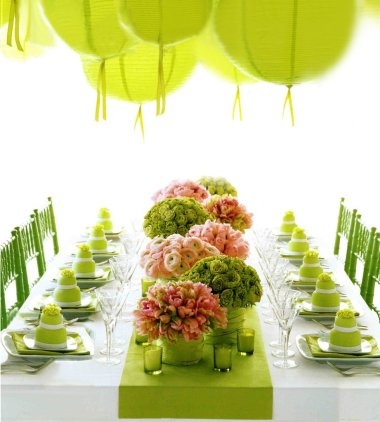 colourful spring table design
